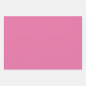 ピンクパープルユニコーン誕生日 ラッピングペーパーシート (正面2)