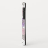 ピンクパープルライトセージ緑のフローラ水彩 Case-Mate iPhoneケース (裏面/左)