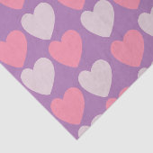 ピンクパープルラブハート 薄葉紙 (詳細)