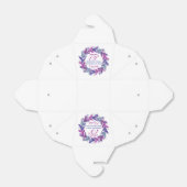 ピンクパープルリース75thバースデーパーティー フェイバーボックス (折り畳みなし)