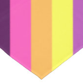 ピンクパープルレトロストライプズミディアムテーブルクロス テーブルクロス (アングル)