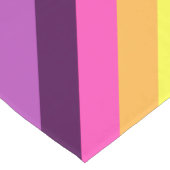 ピンクパープルレトロストライプズラージテーブルランナー ロングテーブルランナー (コーナー)