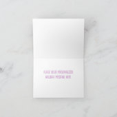 ピンクパープルヴィンテージ雪だるまカスタマイズ シーズンカード (内部)