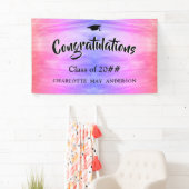 ピンクパープル卒業 横断幕 (インサイチュ)