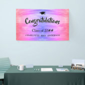 ピンクパープル卒業 横断幕 (トレードショー)
