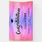 ピンクパープル卒業 横断幕 (縦)