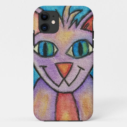ピンクパープル子猫 Case-Mate iPhoneケース (裏面)
