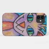 ピンクパープル子猫 Case-Mate iPhoneケース (裏面(横))