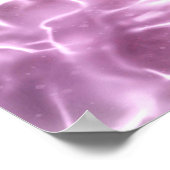 ピンクパープル宇宙DNAストランドポスター ポスター (角)