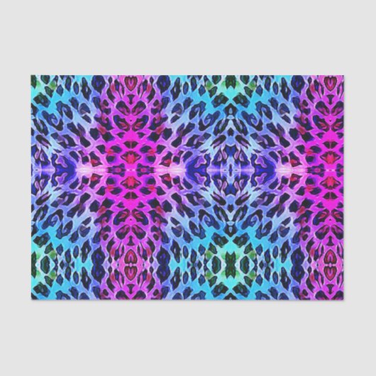 ピンクパープル抽象芸術アートデコップページ 薄葉紙 (正面)