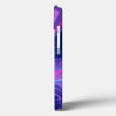 ピンクパープル抽象芸術電話ケース Case-Mate iPhoneケース (裏面 / 左)