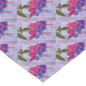 ピンクパープル明るい赤紫色 ショートテーブルランナー (コーナー)