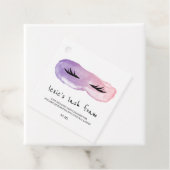 ピンクパープル水色ラッシュクリーナー フェイバータグ (インサイチュ)