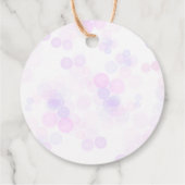 ピンクパープル蝶とワイルドフラワーありがとう フェイバータグ (裏面)