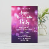 ピンクパープル《写真》ぼけ味バチェロレッテ 招待状 (スタンド正面)