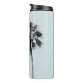ピンクパームツリーアクアミントスカイレトロ タンブラー (回転右)