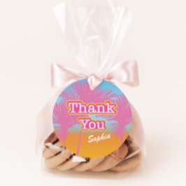 ピンクパームツリーズありがとう フェイバータグ