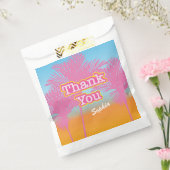 ピンクパームツリーズありがとう フェイバーバッグ (封をした状態)