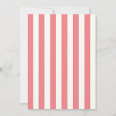 ピンクパームツリーズチャールストンコーストバチェロレッテ 招待状 (裏面)