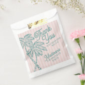 ピンクパーム春パステルビーチパーティーフェイト フェイバーバッグ (封をした状態)