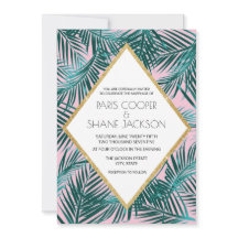 ピンクパーム結婚デコ