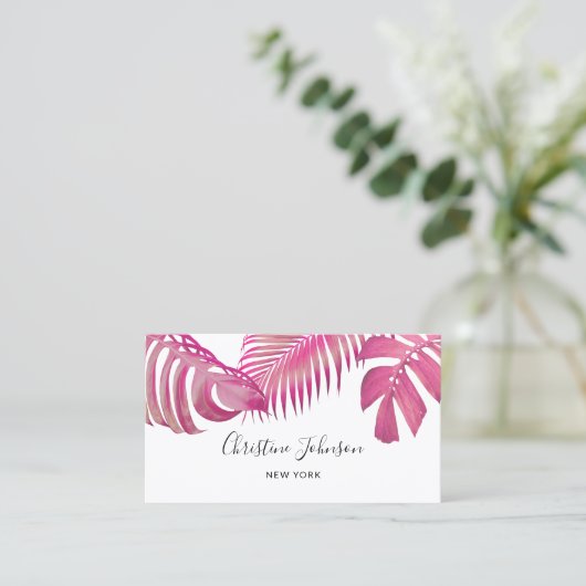 ピンクパーム離れ名刺 名刺 (スタンド正面)