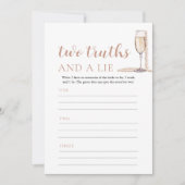 ピンクパールとプロセッコ二つの真実とライゲーム 招待状 (正面)