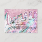 ピンクパールオパールグリッタードリップスブラッシュアフターケア 名刺 (正面)