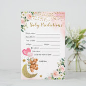 ピンクパール赤ちゃんシャワーベビー予測ゲーム (スタンド正面)