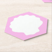 ピンクパール ペーパーコースター (アングル)