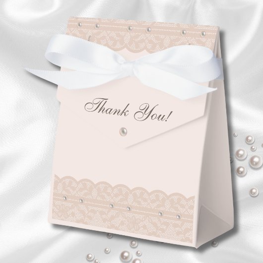 ピンクパール リージェンシー ヴィンテージ ラッセル ブライズシャワー フェイバーボックス