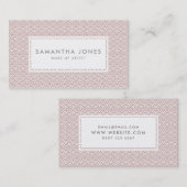 ピンクパ日本のターンデザインモダンメイクアップアーティスト 名刺 (正面/裏面)