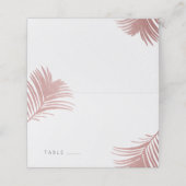 ピンクパ葉ームトロピカルモダンビーチ プレイスカード (外部開封)