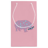 ピンクヒッポタムスムスムスタッシュ抱き枕 スモールペーパーバッグ (裏面)