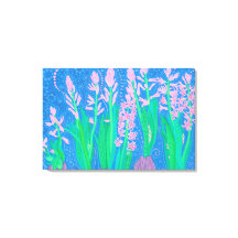 ピンクヒヤシンス春の花フローラ絵画アート