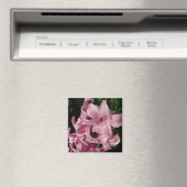 ピンクヒヤシンス春フローラ マグネット (インサイチュ (食洗機))