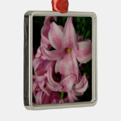 ピンクヒヤシンス春フローラ メタルオーナメント (右)
