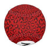 ピンクヒョウのテクスチャパターン。 野球ボール (裏面)