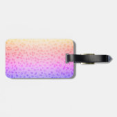 ピンクヒョウの荷物タグ ラゲッジタグ (裏面横)