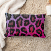ピンクヒョウ印刷ランバー装飾用クッション ランバークッション (ブランケット)