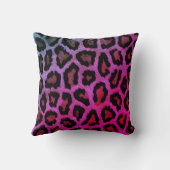 ピンクヒョウ印刷装飾用クッション クッション (裏面)