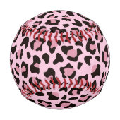 ピンクヒョウ印刷野球 野球ボール (裏面)