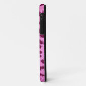 ピンクヒョウ柄スキンファー Case-Mate iPhoneケース (裏面/左)