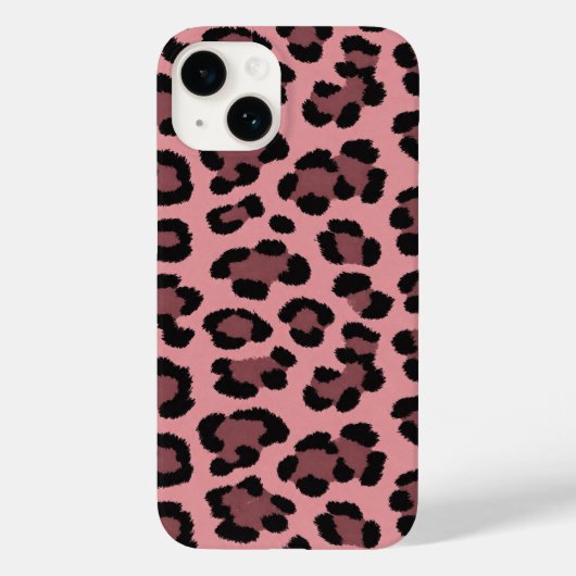 ピンクヒョウ柄iPhoneケース Case-Mate iPhoneケース (裏面)