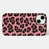 ピンクヒョウ柄iPhoneケース Case-Mate iPhoneケース (裏面 (横))