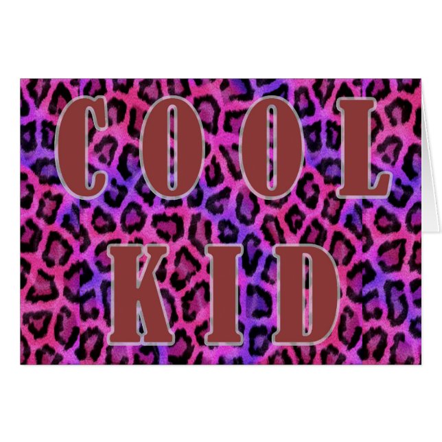 ピンクヒョウ皮プリント (正面横)