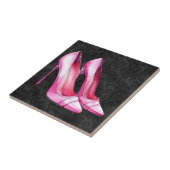 ピンクヒール靴タイル タイル (側面)