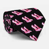 ピンクヒール靴ネックタイ ネクタイ (ロール)