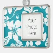 ピンクビキニ（アクアマリン） シルバープレートフレームオーナメント (左)