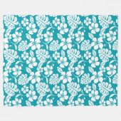 ピンクビキニ(アクアマリン) フリースブランケット (正面(横))